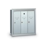 View 3-Door Surface Mount Vertical Mailbox